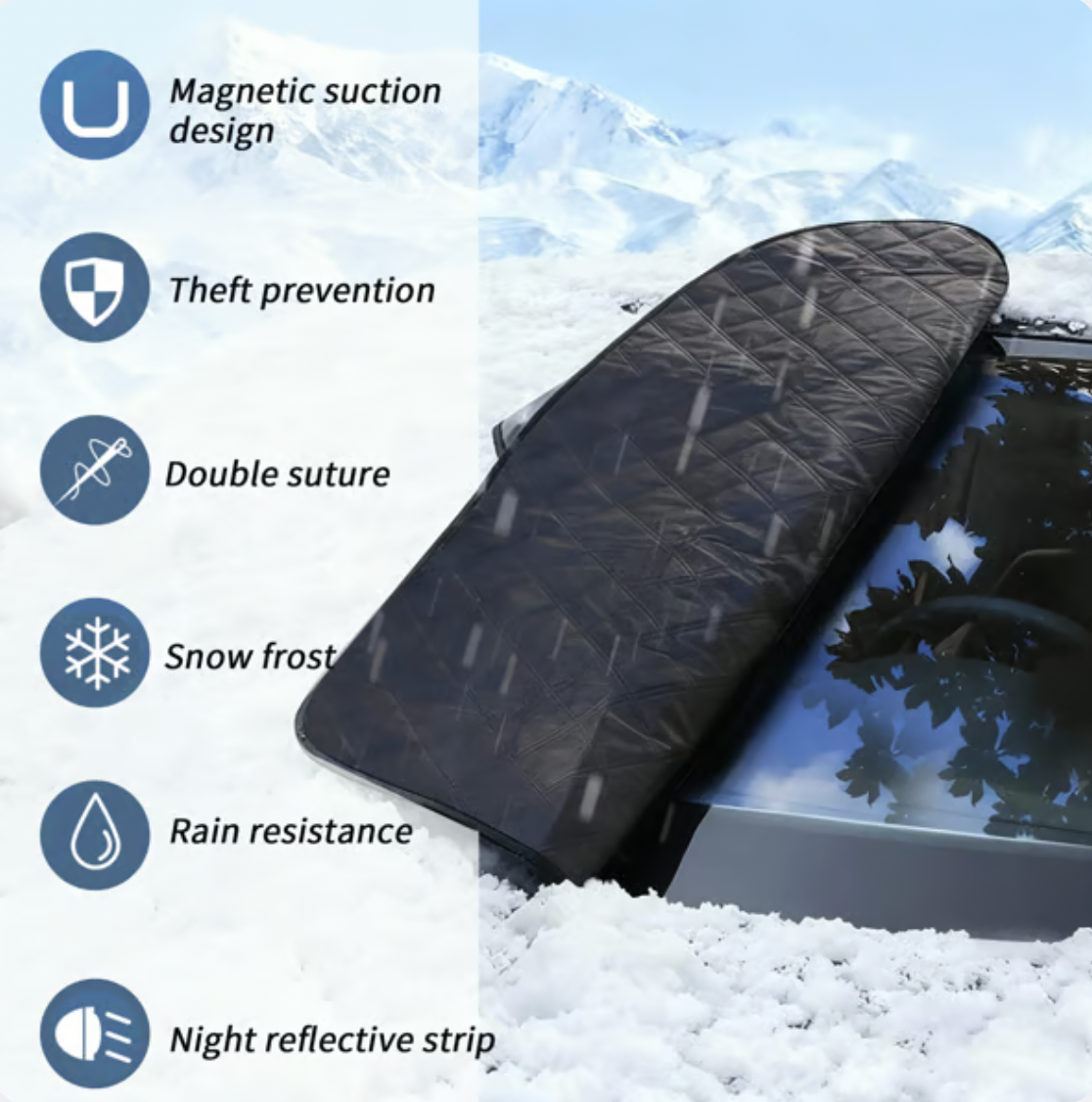 SnowShield™ Car Snow Cover